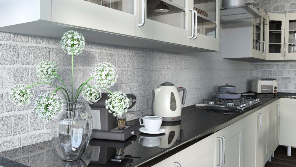 Complimenting Kitchen Cabinets with Decor