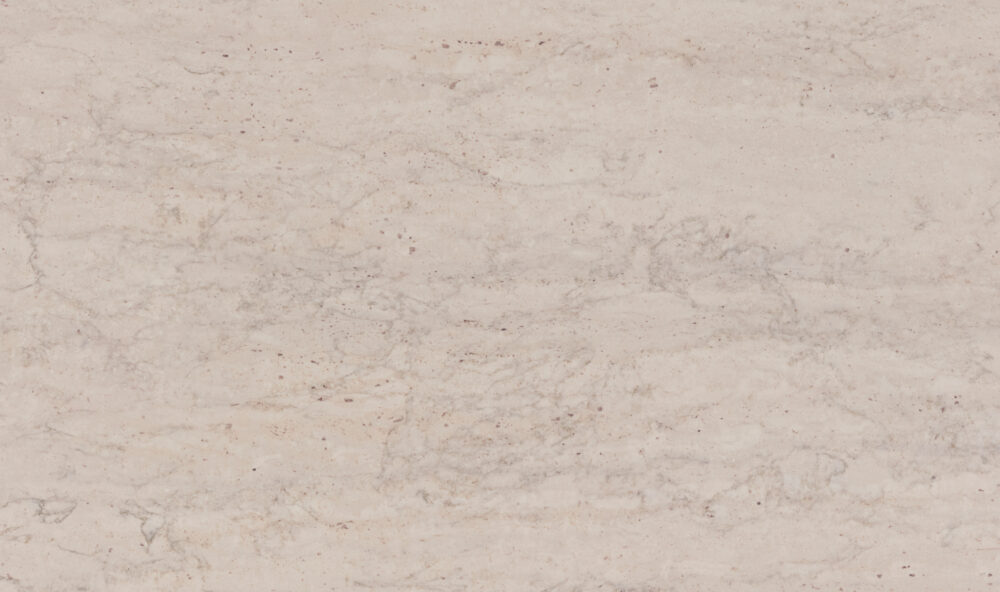 “Detailed veining and matte texture of TD09 Travertine engineered stone